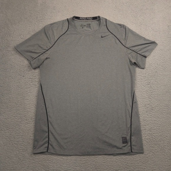 Nike Other - Nike Mens Cool Fitted Dri Fit Shirt‎ XL Gray Stretch Athletic Training Tee